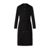 Shearling Collar Wrap Coat