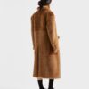 Shearling Double Breasted Coat