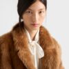 Shearling Double Breasted Coat
