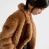 Shearling Double Breasted Coat