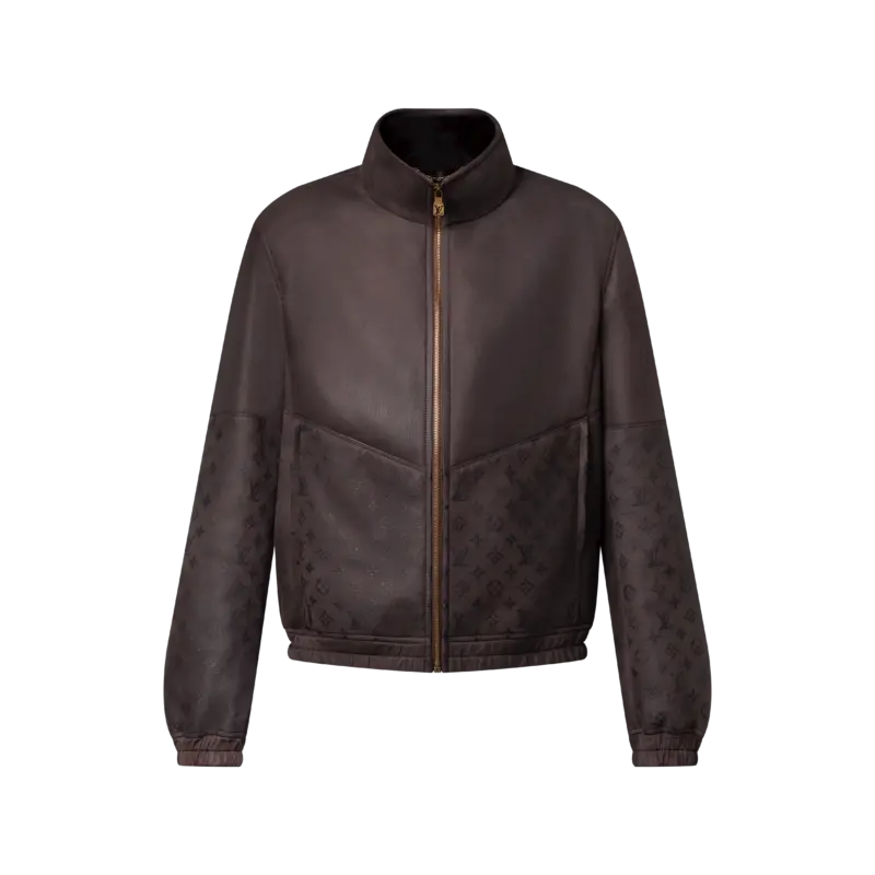 Shearling Track Top
