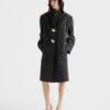 Shetland Wool Coat With Jewel Buttons