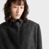 Shetland Wool Coat With Jewel Buttons