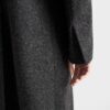 Shetland Wool Coat With Jewel Buttons