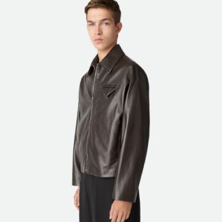 Shiny Leather Blouson
