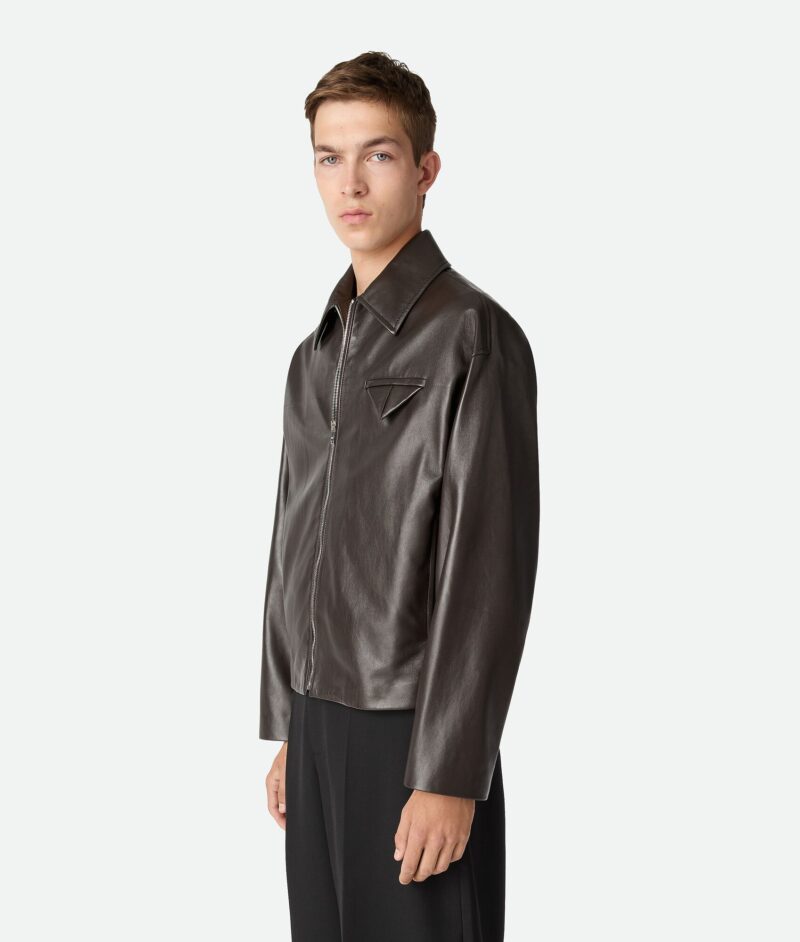 Shiny Leather Blouson