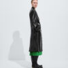 Shiny Leather Coat