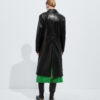 Shiny Leather Coat