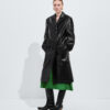 Shiny Leather Coat