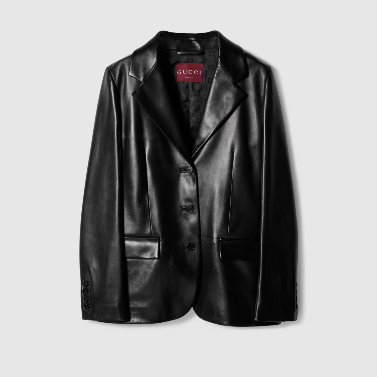 Shiny Leather Jacket