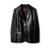 Shiny Leather Jacket
