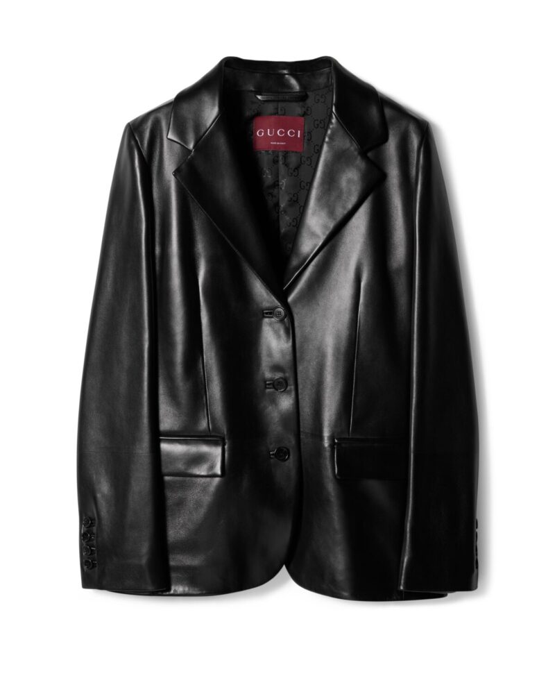 Shiny Leather Jacket