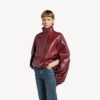 Short Cape Burgundy