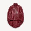 Short Cape Burgundy