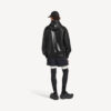 Short Hooded Coat Black