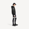 Short Hooded Coat Black