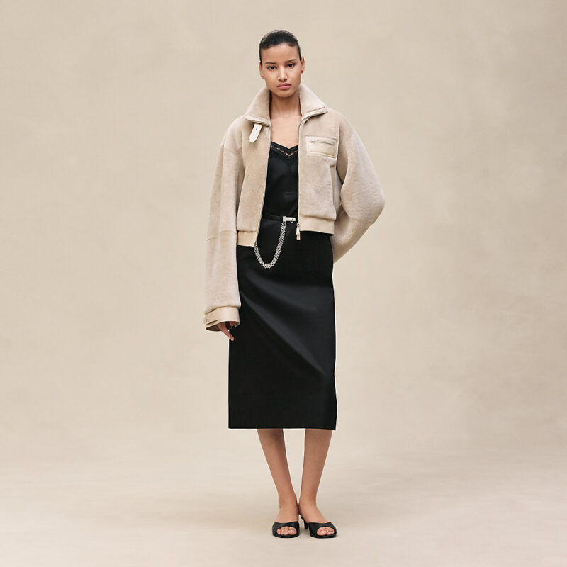 Short Leather Coat