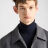 Single Breasted Cashmere And Silk Coat