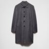 Single Breasted Cashmere And Silk Coat