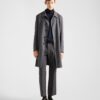 Single Breasted Cashmere And Silk Coat