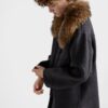 Single Breasted Double Cashwool Caban Jacket