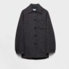 Single Breasted Double Cashwool Caban Jacket