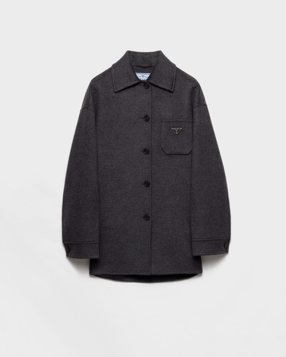 Single Breasted Double Cashwool Caban Jacket