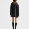 Single Breasted Double Cashwool Caban Jacket