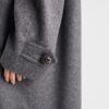 Single Breasted Double Loden Cloth Coat