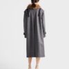Single Breasted Double Loden Cloth Coat
