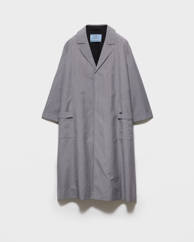 Single Breasted Light Mohair Coat