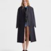 Single Breasted Light Wool Coat