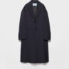 Single Breasted Light Wool Coat