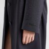 Single Breasted Light Wool Coat