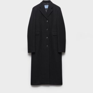 Single Breasted Shetland Wool Coat