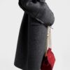 Single Breasted Shetland Wool Coat