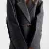 Single Breasted Shetland Wool Coat