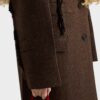 Single Breasted Shetland Wool Coat