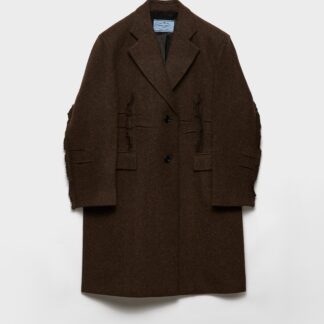 Single Breasted Shetland Wool Coat