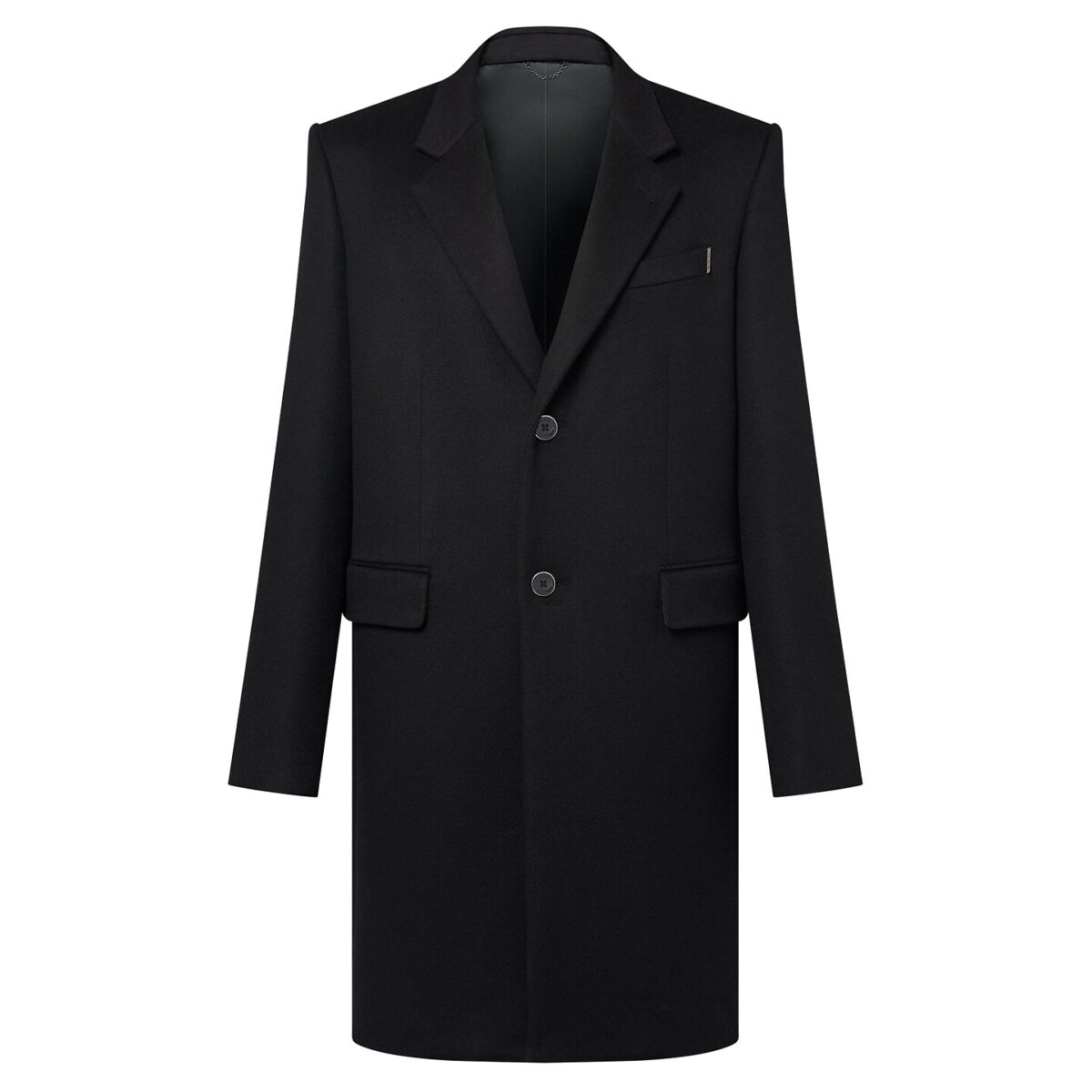 Single Breasted Tailored Cashmere Coat