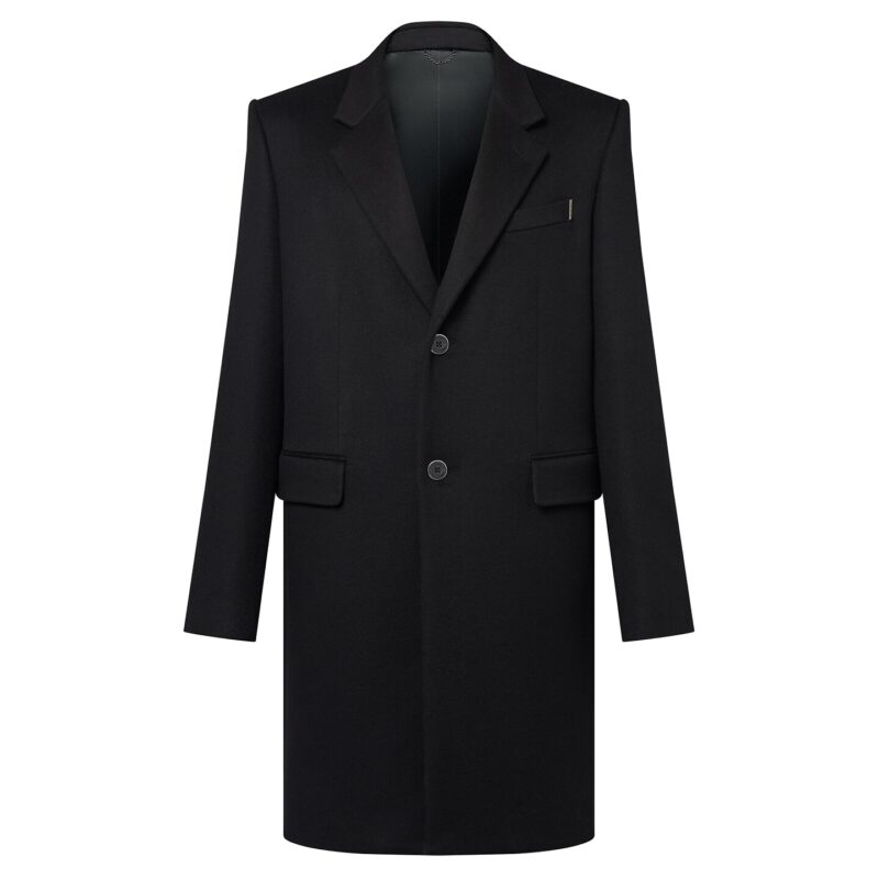 Single Breasted Tailored Cashmere Coat