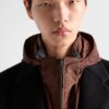 Single Breasted Wool Blend Coat