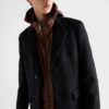 Single Breasted Wool Blend Coat
