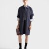Single Breasted Wool Blend Coat