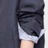 Single Breasted Wool Blend Coat