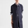 Single Breasted Wool Blend Coat