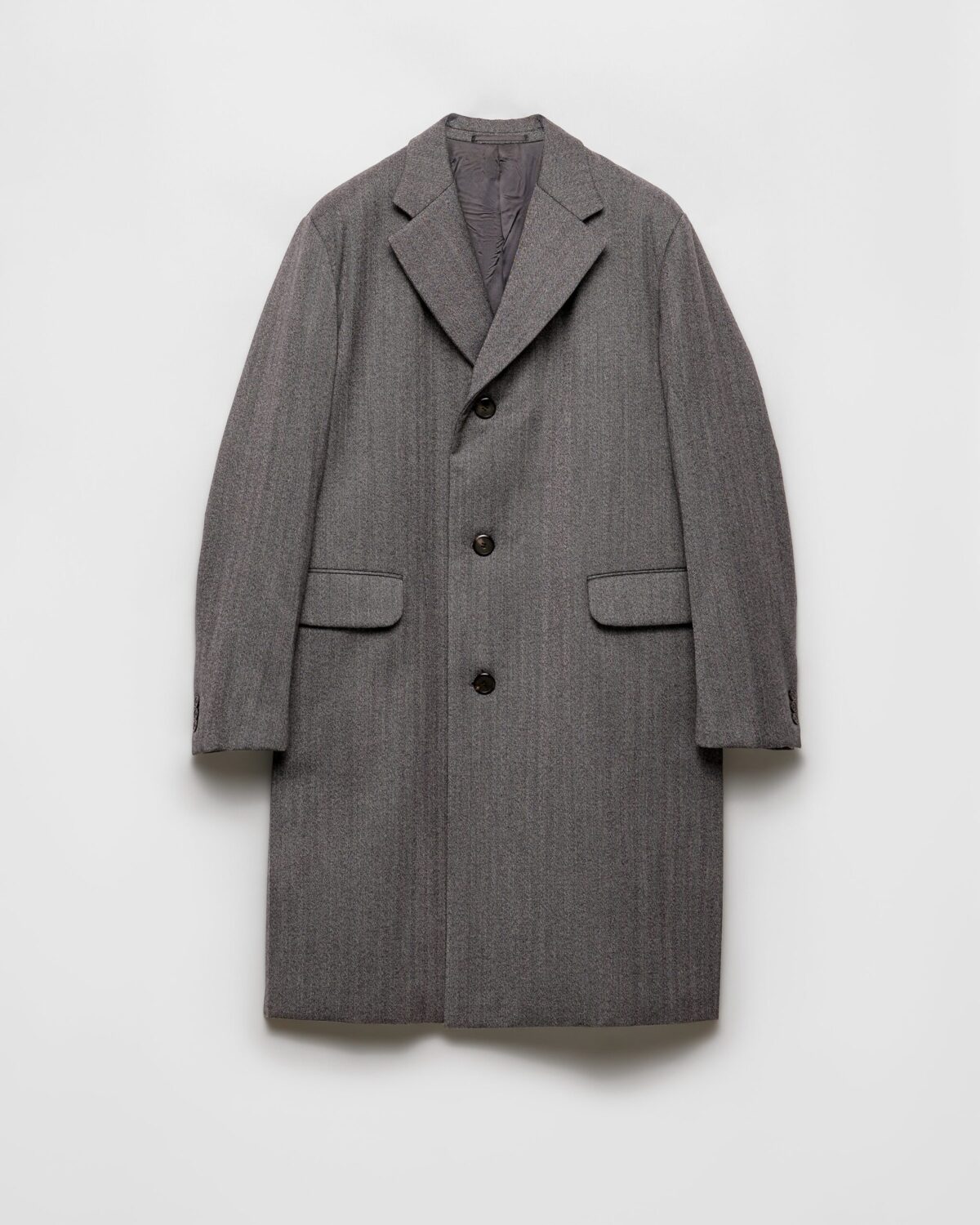 Single Breasted Wool Coat