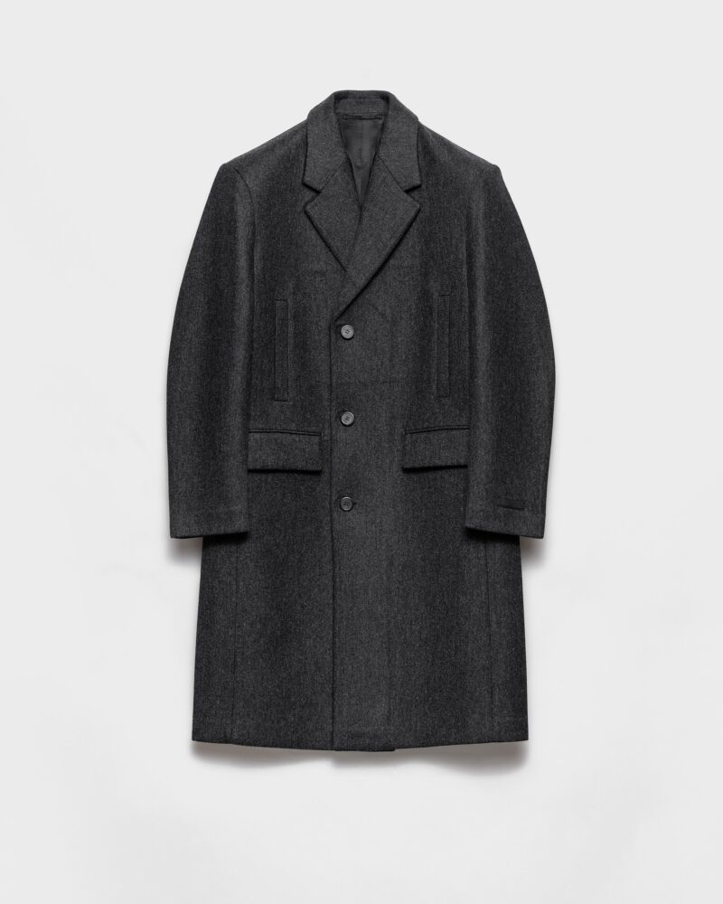 Single Breasted Wool Coat