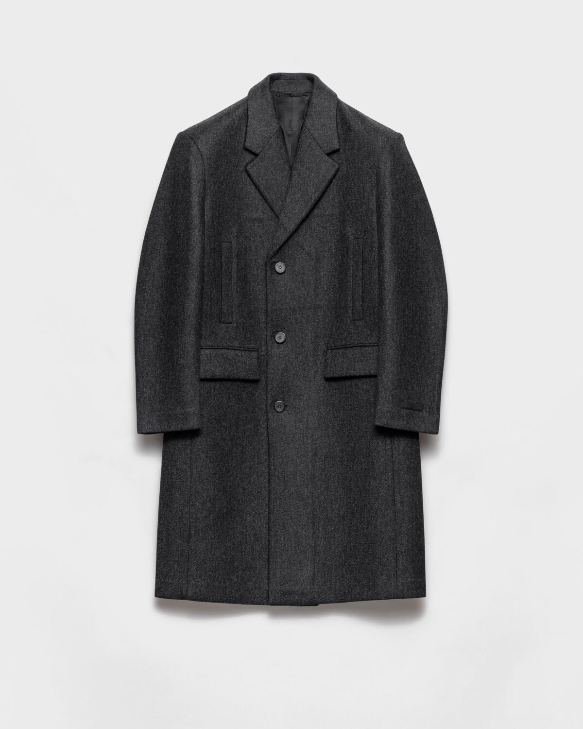 Single Breasted Wool Coat