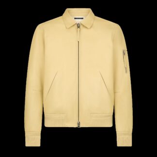 Soft Grain Leather Collar Blouson